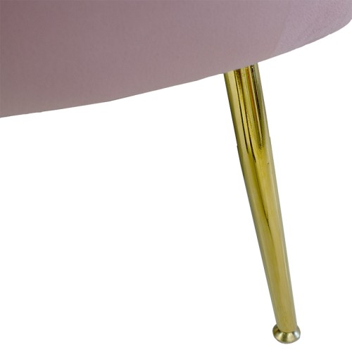 Καναπές διθέσιος Art Maison Prato - Pink Gold (134x70x77εκ.)