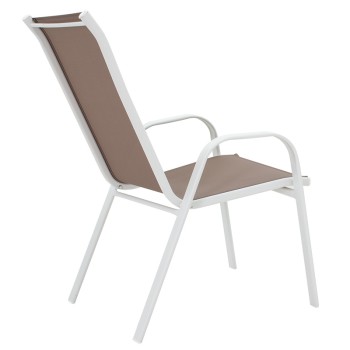 Καρέκλα Κήπου Art Maison Veneto - White Brown (55x75x95εκ.)