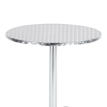 Τραπέζι Art Maison Pozzuoli - Silver (Φ70x70εκ.)