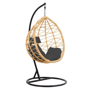 Κούνια Art Maison Lissabona - Black Beige (109x119x195εκ)