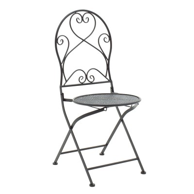 Τραπεζαρία κήπου 3 Τεμαχίων Art Maison Rimini - Black (60x60x70εκ.)