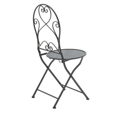 Τραπεζαρία κήπου 3 Τεμαχίων Art Maison Rimini - Black (60x60x70εκ.)