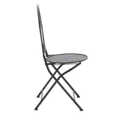 Τραπεζαρία κήπου 3 Τεμαχίων Art Maison Rimini - Black (60x60x70εκ.)