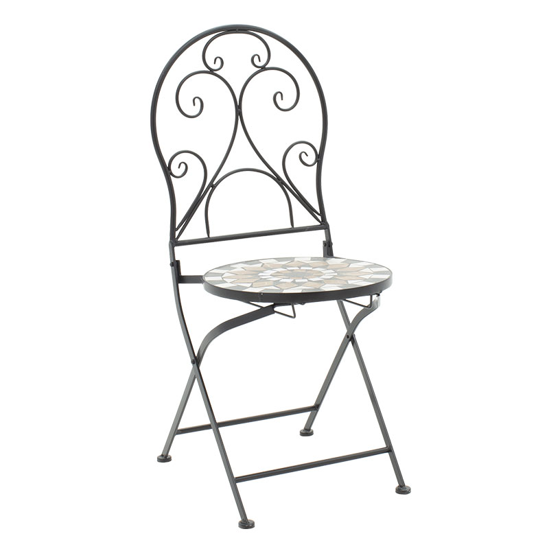 Τραπεζαρία κήπου 3 Τεμαχίων Art Maison Perugia - Black