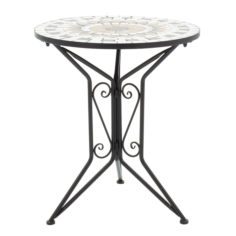 Τραπεζαρία κήπου 3 Τεμαχίων Art Maison Perugia - Black