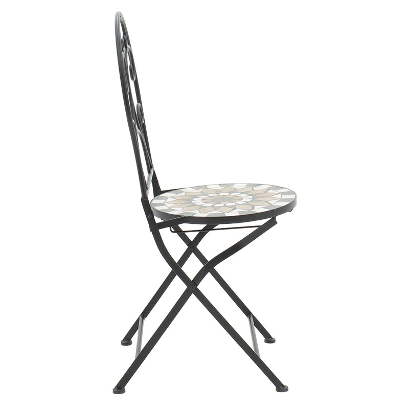 Τραπεζαρία κήπου 3 Τεμαχίων Art Maison Perugia - Black