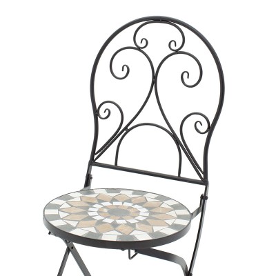 Τραπεζαρία κήπου 3 Τεμαχίων Art Maison Perugia - Black