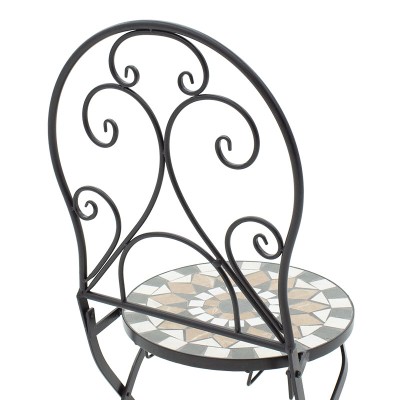 Τραπεζαρία κήπου 3 Τεμαχίων Art Maison Perugia - Black