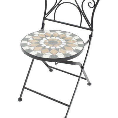 Τραπεζαρία κήπου 3 Τεμαχίων Art Maison Perugia - Black