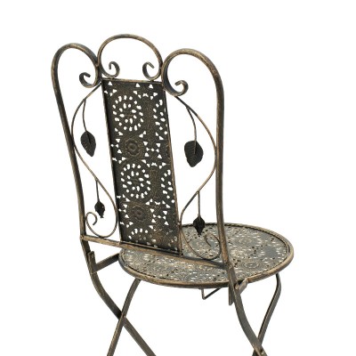 Τραπεζαρία κήπου 3 Τεμαχίων Art Maison Perugia - Copper (60x60x72εκ.)