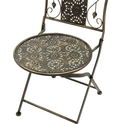 Τραπεζαρία κήπου 3 Τεμαχίων Art Maison Perugia - Copper (60x60x72εκ.)