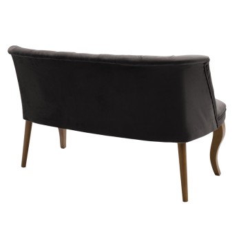 Καναπές Art Maison Nash 2θέσιος βελούδο γκρι-ανθρακί 123x65x73εκ