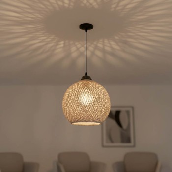 Φωτιστικό οροφής Art Maison Foligno - Black Brown (Φ22x65εκ.)