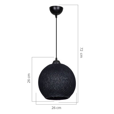 Φωτιστικό οροφής Art Maison Foligno - Black (Φ26x72εκ.) Φωτιστικό οροφής Art Maison Foligno - Black (Φ26x72εκ.)