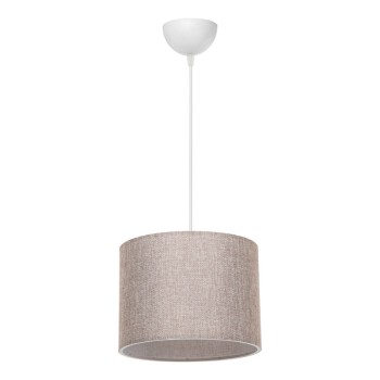 Φωτιστικό οροφής μονόφωτο Art Maison Messina - Beige White (Φ22x60εκ)