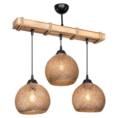 Φωτιστικό οροφής τρίφωτο Art Maison Cuneo - Walnut Beige (50x20x63εκ) Φωτιστικό οροφής τρίφωτο Art Maison Cuneo - Walnut Beige (50x20x63εκ)