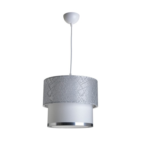 Φωτιστικό οροφής Art Maison Moncalieri - Silver White (Φ30x55εκ)