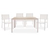 Τραπεζαρία κήπου 5 Τεμαχίων Art Maison Ravenna - White Natural