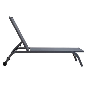 Ξαπλώστρα Art Maison Moira αλουμίνιο-textilene ανθρακί