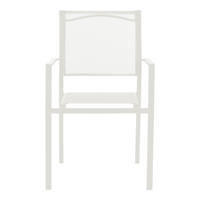 Πολυθρόνα Art Maison Bethany λευκό μέταλλο και λευκό textilene 54x54x86εκ Πολυθρόνα Art Maison Bethany λευκό μέταλλο και λευκό textilene 54x54x86εκ