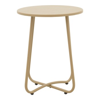 Βοηθητικό τραπεζάκι Art Maison Norwalk - Beige (Φ40x50εκ.)