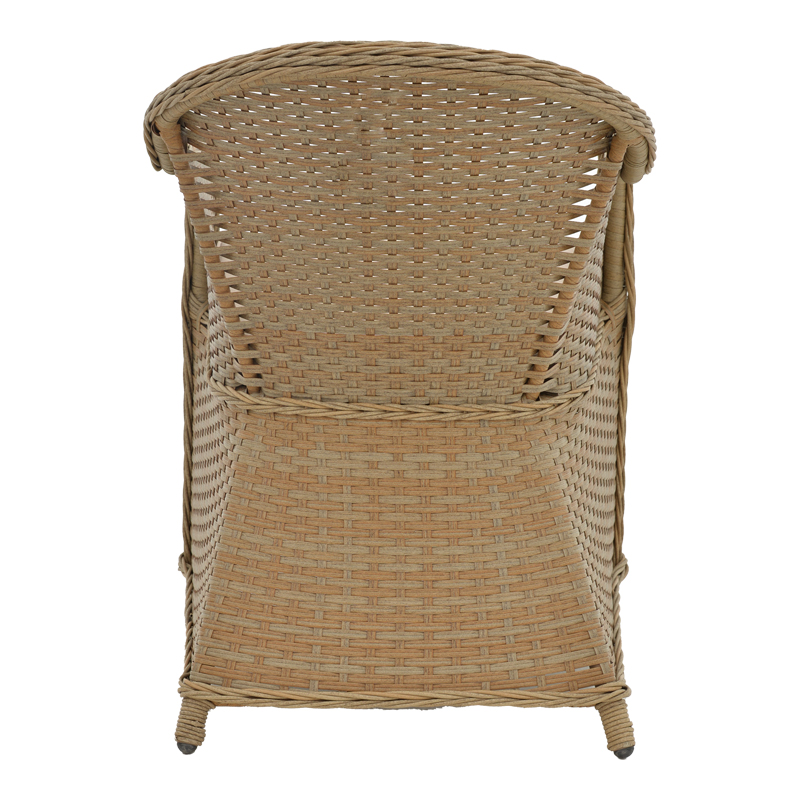 Πολυθρόνα κήπου Art Maison Scuttle rattan καφέ- textilene μπεζ 70x57x85εκ Πολυθρόνα κήπου Art Maison Scuttle rattan καφέ- textilene μπεζ 70x57x85εκ