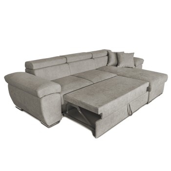 Γωνιακός καναπές Art Maison Abruzzo - Beige Brown (286x160x75-90εκ.)
