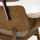 Πολυθρόνα Relax Art Maison Naples - Ecru Walnut (80x80x96,5εκ.)