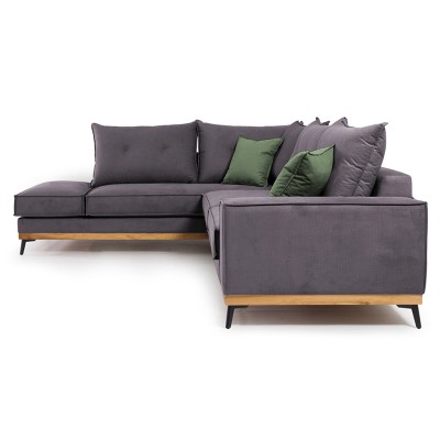 Γωνιακός καναπές δεξιά γωνία Art Maison Italy - Charcoal Cypress (290x235x95εκ) Γωνιακός καναπές δεξιά γωνία Art Maison Italy - Charcoal Cypress (290x235x95εκ)
