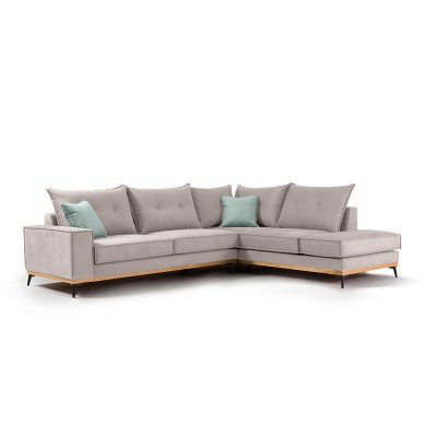 Γωνιακός καναπές αριστερή γωνία Art Maison Italy - Light Gray Ciel (290x235x95εκ) Γωνιακός καναπές αριστερή γωνία Art Maison Italy - Light Gray Ciel (290x235x95εκ)