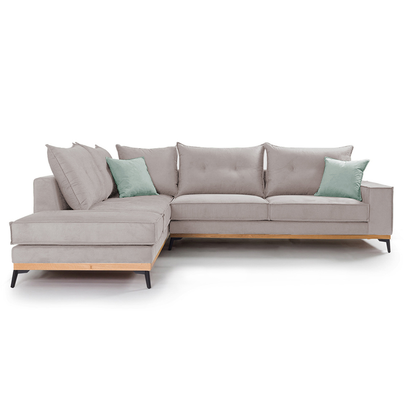 Γωνιακός καναπές δεξιά γωνία Art Maison Italy - Light Gray Ciel (290x235x95εκ) Γωνιακός καναπές δεξιά γωνία Art Maison Italy - Light Gray Ciel (290x235x95εκ)