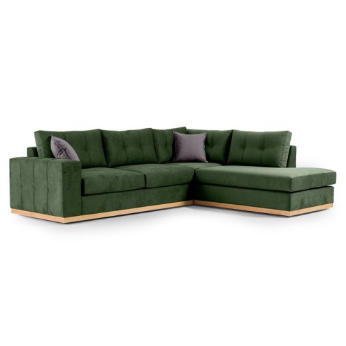 Γωνιακός καναπές αριστερή γωνία Art Maison Australia - Cypress Charcoal (280x225x90εκ)
