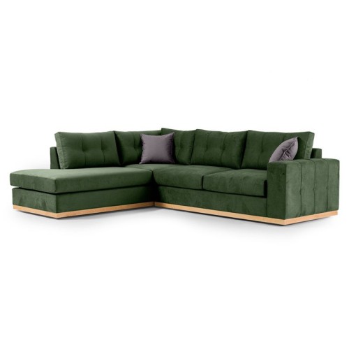 Γωνιακός καναπές δεξιά γωνία Art Maison Australia - Cypress Charcoal (280x225x90εκ)