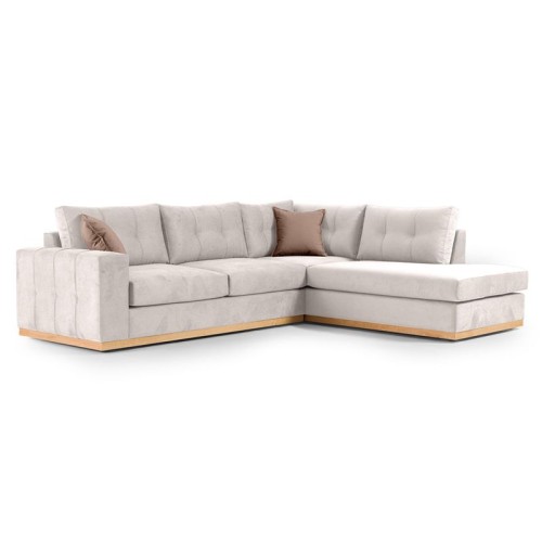 Γωνιακός καναπές αριστερή γωνία Art Maison Australia - Cream Mocca (280x225x90εκ)