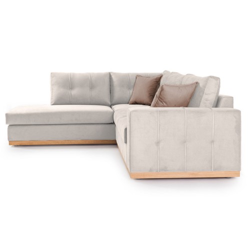 Γωνιακός καναπές δεξιά γωνία Art Maison Australia - Cream Mocca (280x225x90εκ)