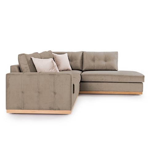 Γωνιακός καναπές αριστερή γωνία Art Maison Australia - Mocca Cream (280x225x90εκ)