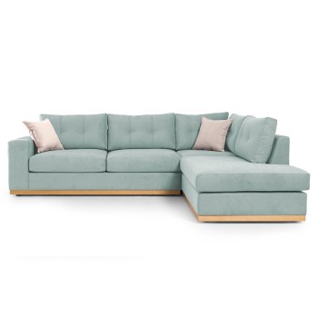 Γωνιακός καναπές αριστερή γωνία Art Maison Australia - Ciel Cream (280x225x90εκ)
