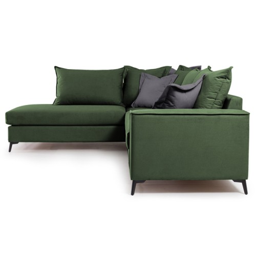 Γωνιακός καναπές δεξιά γωνία Art Maison Asia - Cypress Charcoal (290x235x90εκ)