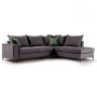 Γωνιακός καναπές αριστερή γωνία Art Maison Asia - Charcoal Cypress (290x235x90εκ)