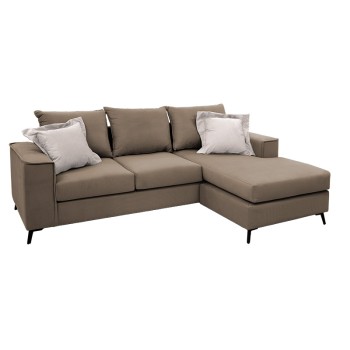Γωνιακός καναπές αναστρέψιμη γωνία Art Maison Armenia - Mocca Cream (240x165x95εκ)