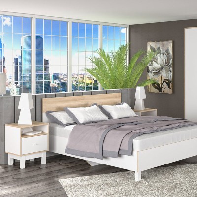 Κομοδίνο Art Maison Τραντάτε - White (45x44x58εκ)