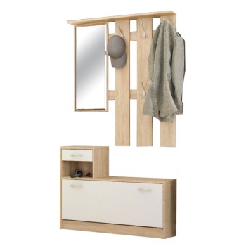 Έπιπλο εισόδου Art Maison Vacaville - Natural White (100x27,5x187εκ.)