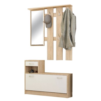 Έπιπλο εισόδου Art Maison Vacaville - Natural White (100x27,5x187εκ.)