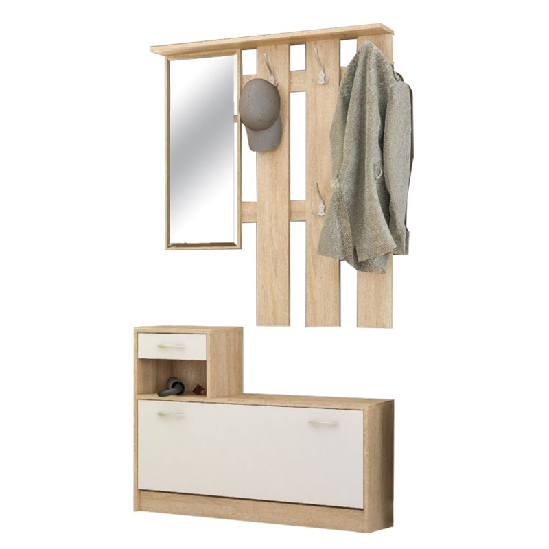 Έπιπλο εισόδου Art Maison Vacaville - Natural White (100x27,5x187εκ.)