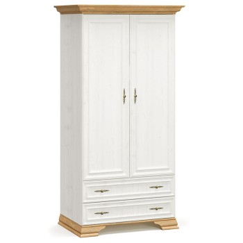 Ντουλάπα Δίφυλλη Art Maison Όσολα - White (101x62x197,5εκ)