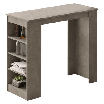 Τραπέζι μπαρ Art Maison Venaus - Charcoal Antique (120x51.5x101.5εκ.)