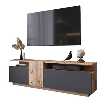 Έπιπλο τηλεόρασης Art Maison Westowood - Natural Carcoal (150x29.5x46.3εκ.)