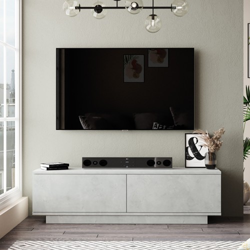 Έπιπλο τηλεόρασης Art Maison Imperiale - Gray (140x35x38,2εκ)