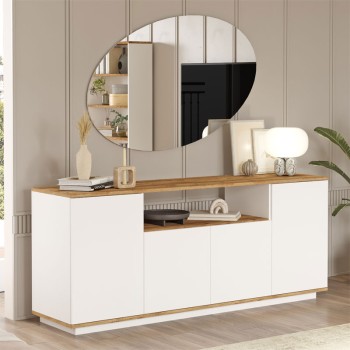 Μπουφές Art Maison Milford - White Natural (180x44.5x75εκ.) Μπουφές Art Maison Milford - White Natural (180x44.5x75εκ.)