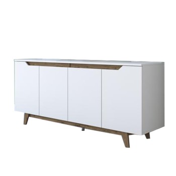 Μπουφές Art Maison Bagheria - White Walnut (180x45x78,5εκ)